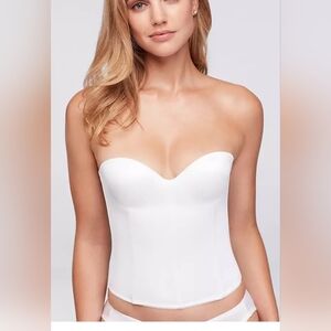 David's Bridal Size 38B Molded Seamless  Longline Bra New Bride Wedding